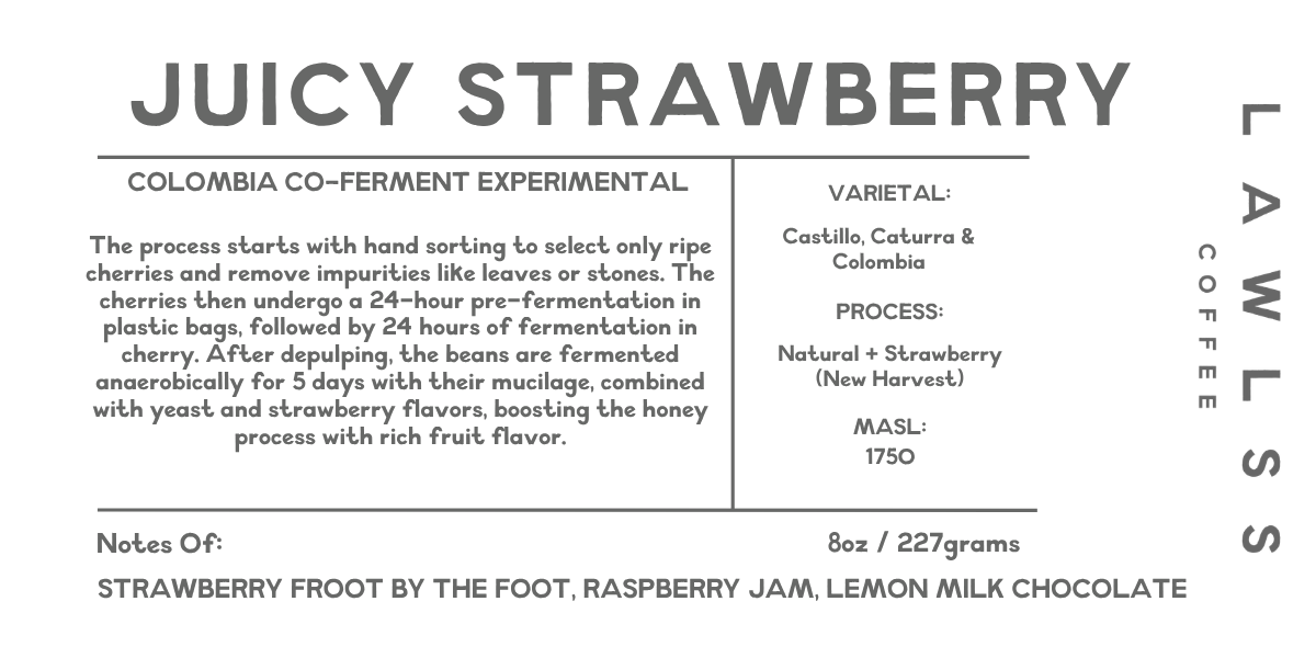 Juicy Strawberry Colombia Co-Ferment