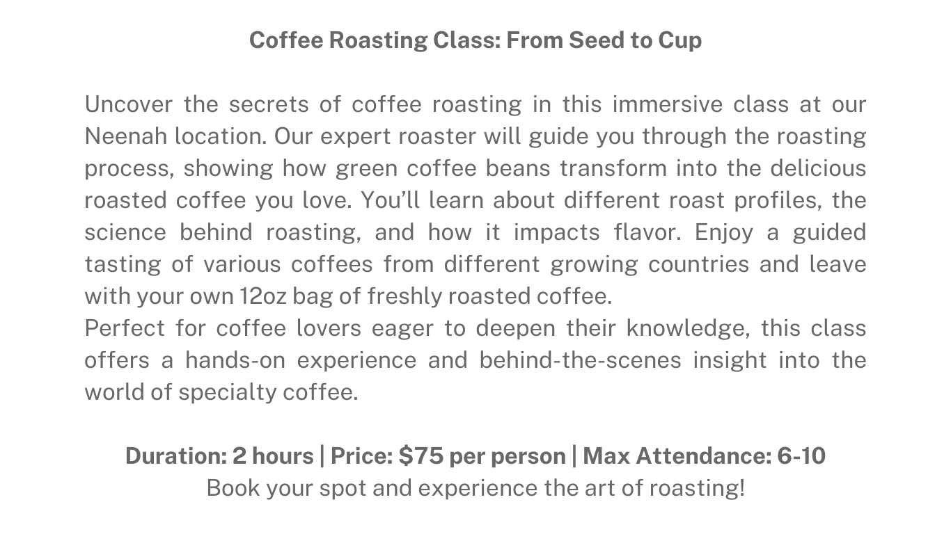Coffee Roasting Class